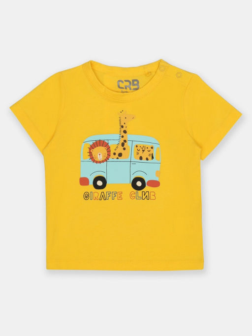 CRB wear/CSBB 90234-30-392 Комплект для мальчика (футболка, шорты),желтый/Ex.Cherubino  фото 2