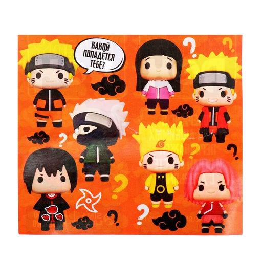 Игрушка - сюрприз Funny box «Аниме»: детский брелок, наклейки, карточка, цвет МИКС