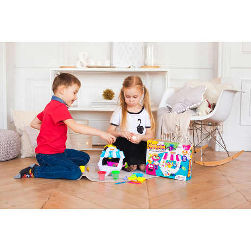 Набор для игры с пластилином Фургон с мороженым - Эврики фото 5