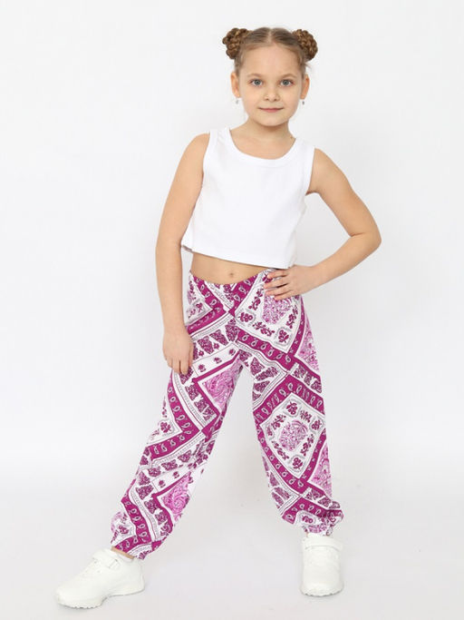 CRB wear/CSKG 70474-44-398 Брюки для девочки,фиолетовый/Ex.Cherubino  фото 3