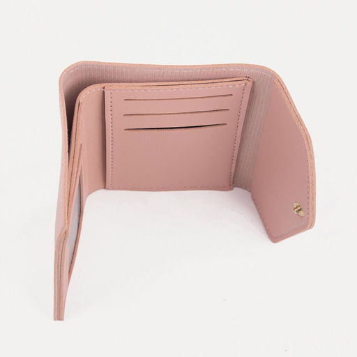 Кошелёк на кнопке, цвет розовый - Simaland фото 4