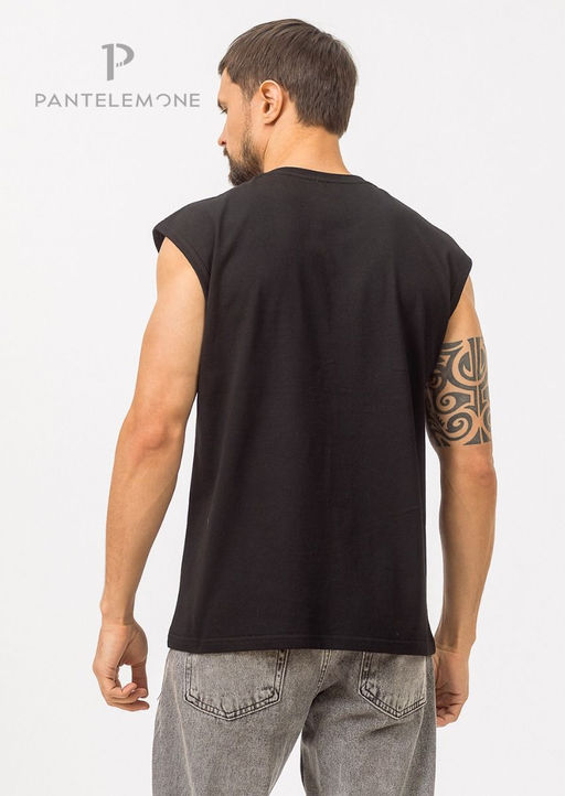 Мужская майка MM-078 Черный - Pantelemone фото 2