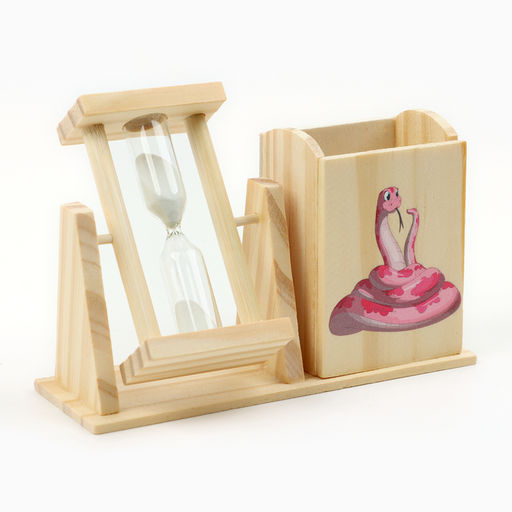 Часы песочные органайзер «Змейка», 13.5×9.5×5 см