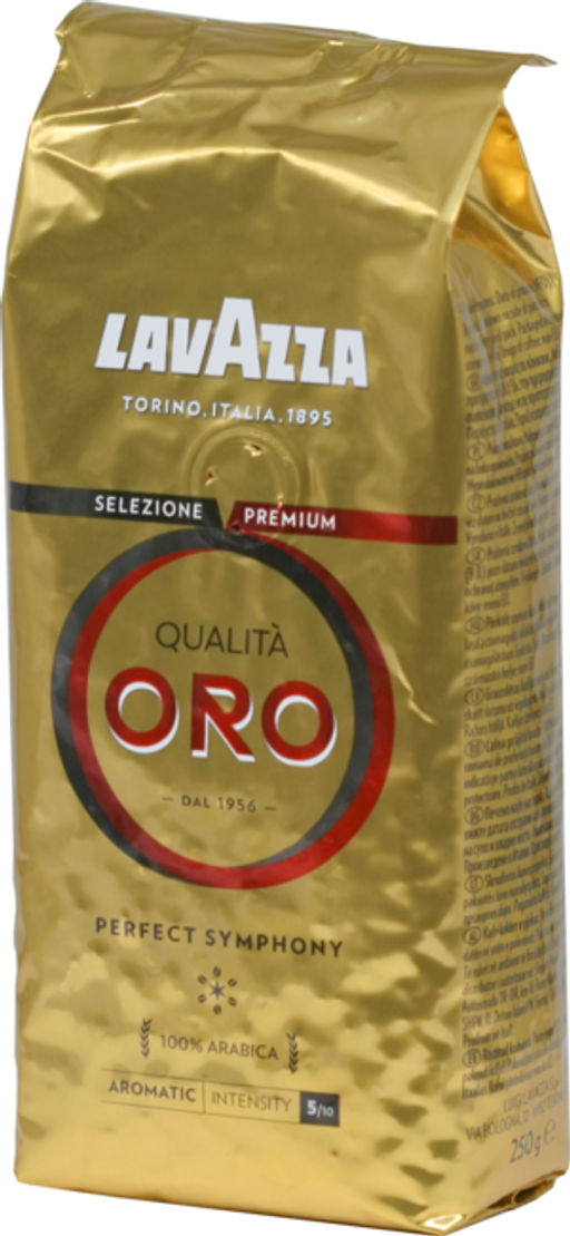 LAVAZZA. ORO (зерновой) 250 гр. мягкая упаковка