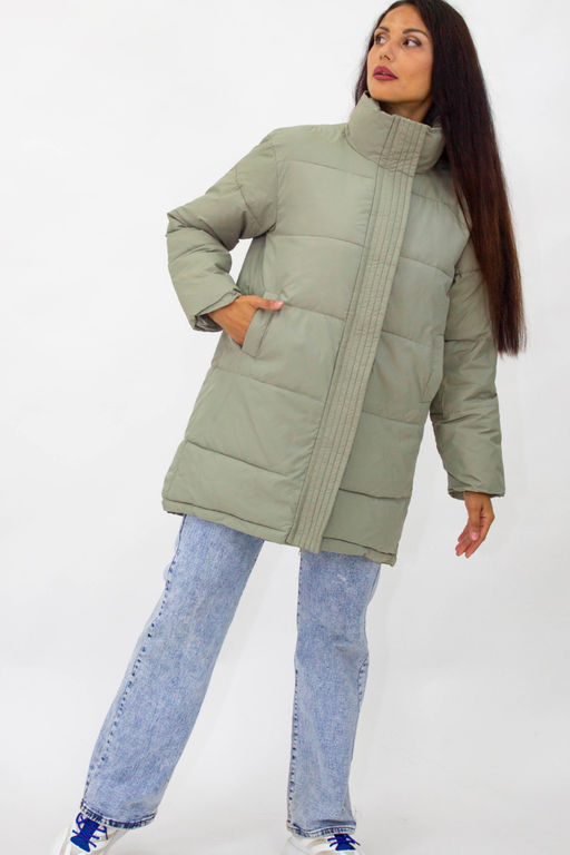 Удлиненная женская куртка осень-весна Лайт арт.151