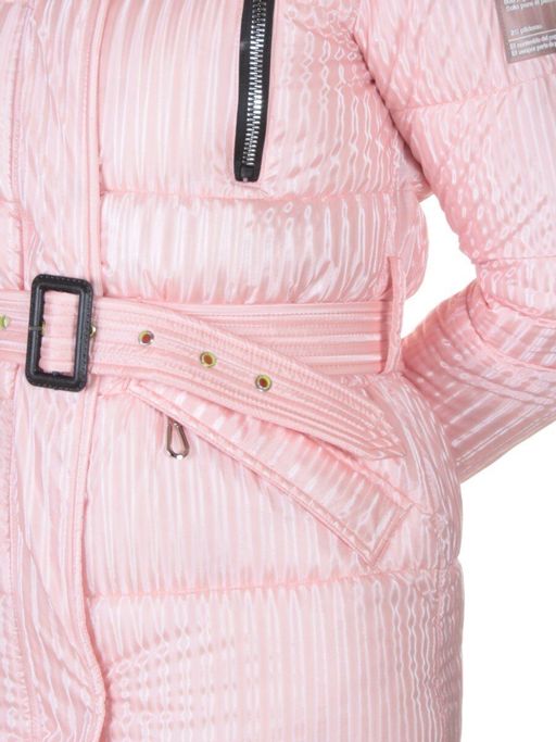 2037 PINK Куртка зимняя облегченная женская Yixiangyuan