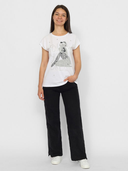 CRB wear/CSMW 60268-20 Футболка женская,белый/Ex.Cherubino  фото 2