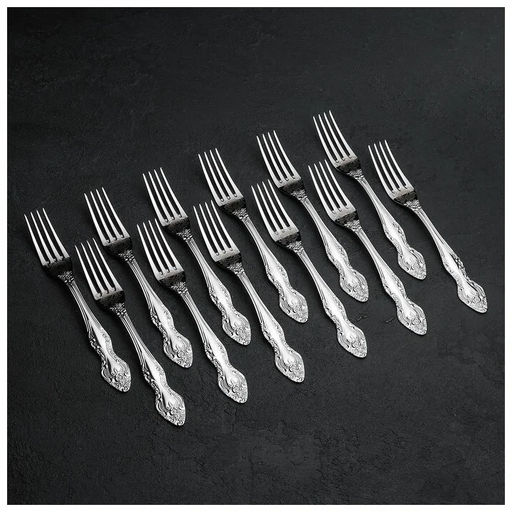 Упаковка 12шт. / Вилка столовая М-3 Тройка ХР СВ-2/10д г. Павлово /ПЗХМ/  фото 2