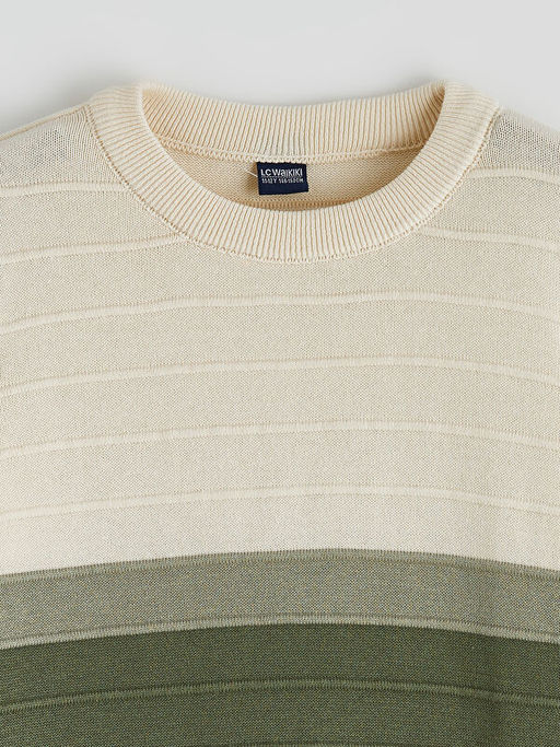 Erkek ?ocuk Bisiklet Yaka Triko Kazak