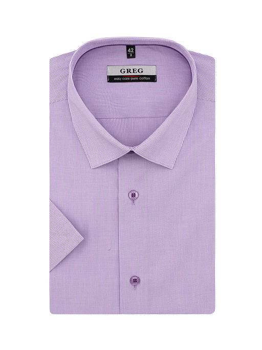 Сорочка мужская короткий рукав GREG 174/201/0962/Z/1p  фото 2