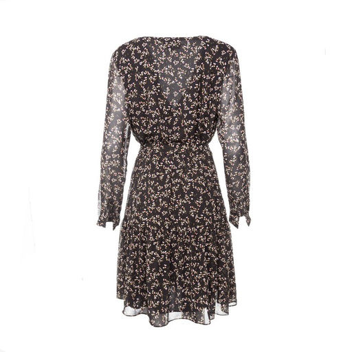 Платье женское короткое MIST plus-size, чёрное, размер 58