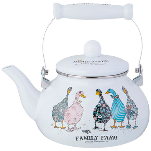 Чайник эмалированный серия "Family farm", 2,5 л 934-626