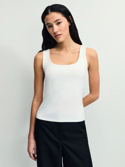 Базовый топ с широкими бретелями / Zarina  фото 3