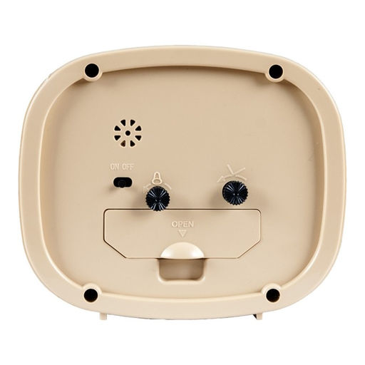 Будильник-часы настольные «Классика», дискретный ход, 12.5×10.5 см, от батарейки АА