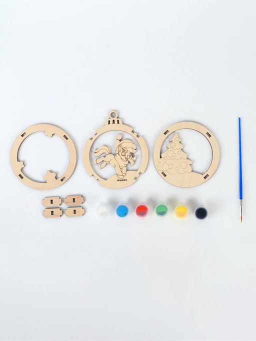 Заготовки для творчества.Подвеска новогодняя "Подарок от лошадки" 35510