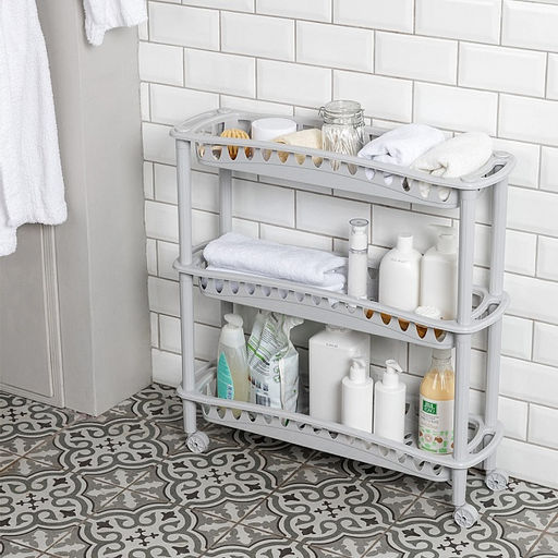 Этажерка узкая 3-полки "Джулия" 590*180*610мм С12415