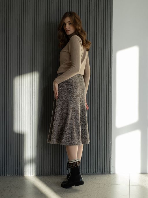 юбка на подкладке в составе шерсть - Трика фото 8