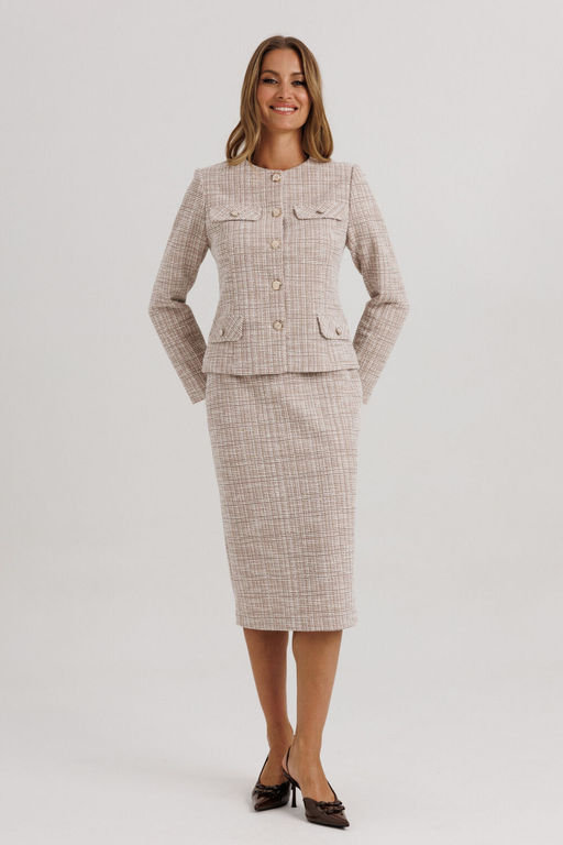 Костюм Lars Style 1136 бежево-розовый