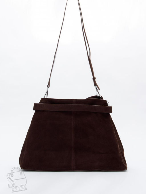 Сумка женская кожаная 6149Q coffee Polina&Eiterou