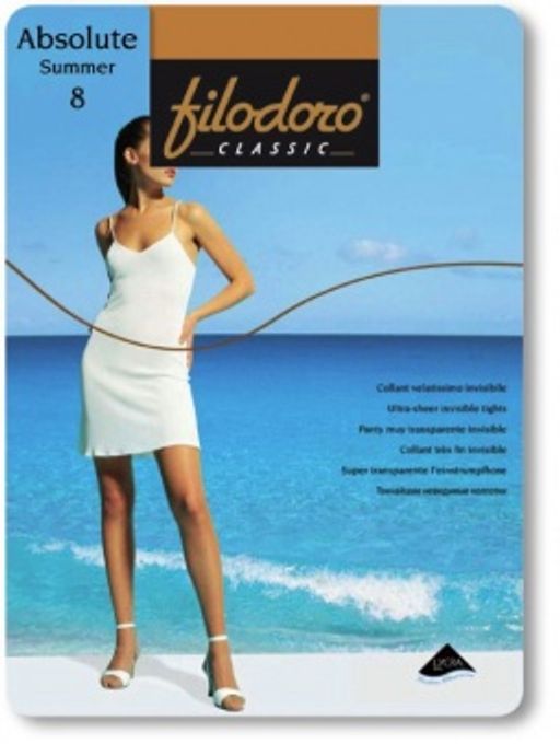 Колготки Filodoro Absolute Summer 8 (120/6) - nero  фото 3