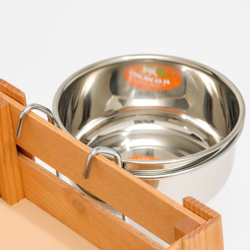 Миска металлическая с креплением 600 мл - Пижон фото 3