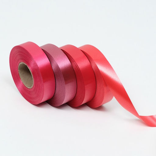 Цена за 4 шт. Лента для декора и подарков, красный МИКС, 2 см х 45 м - Simaland фото 2
