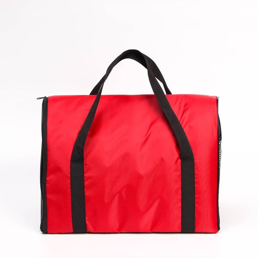 Сумка - переноска для животных Туннель, нейлон, 41 х 25 х 29 см, красный - Пижон фото 2