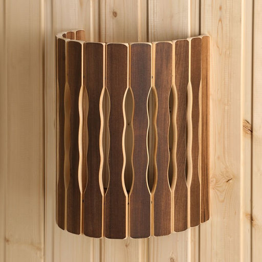 Абажур для бани и сауны «Добрыня», липа, 29.5×23×16 см, настенный, «Добропаровъ»