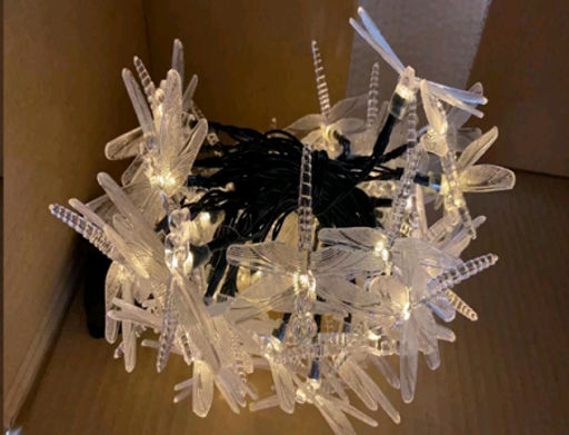 Гирлянда с питанием от солнечных элементов Стрекоза / FN-751 /уп 24/ 5 метров 50 ламп 6 режимов - Галеонтрейд фото 2