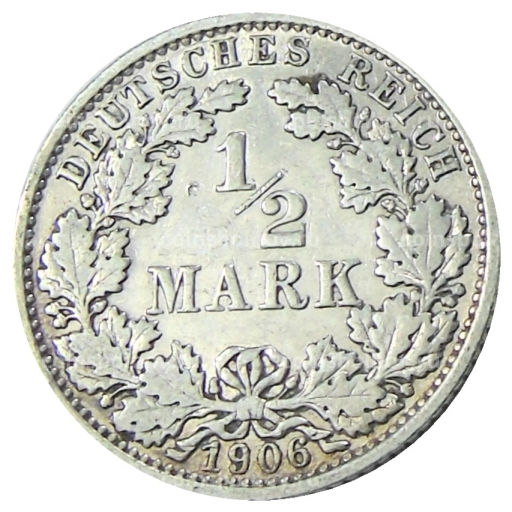 1/2 марки 1906 года E Германия