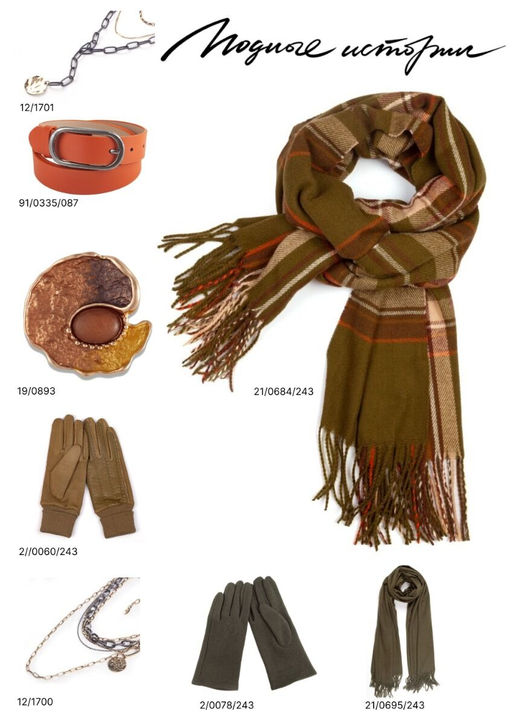 Перчатки из шерсти и полиэстера