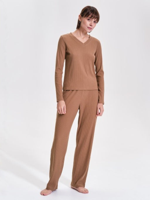 PELICAN, джемпер женский, Коричневый  фото 3