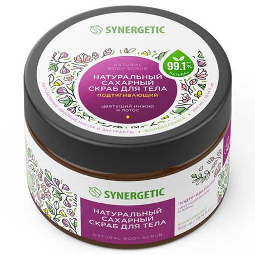 Скраб подтягивающий, цветущий инжир и лотос 300мл