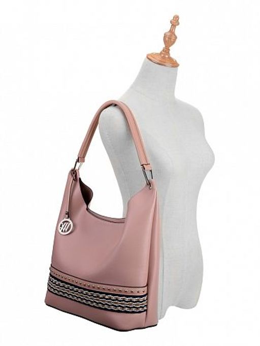 Сумка женская хобо эко-кожа 34-820-9 цвет розовый - Vera victoria vito фото 6