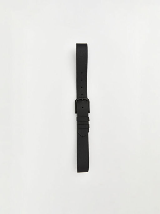 Deri G?r?n?ml? Erkek Kemer