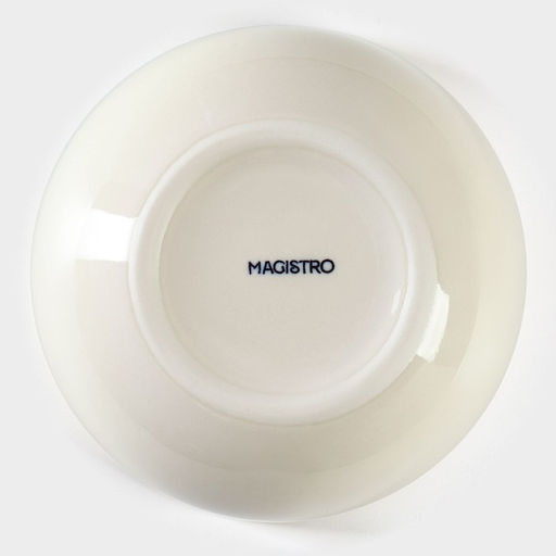 Соусник фарфоровый Magistro Ocean, 300 мл, d=11,3 см, цвет синий  фото 13