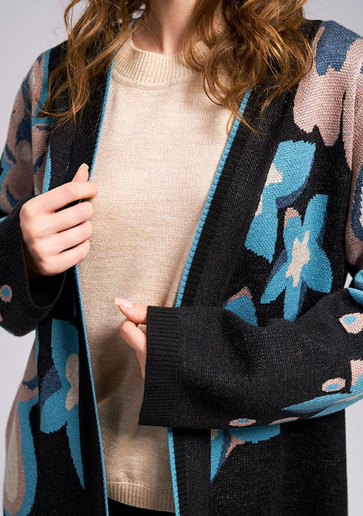 WW-2521 кардиган женский черный - Mozart фото 4