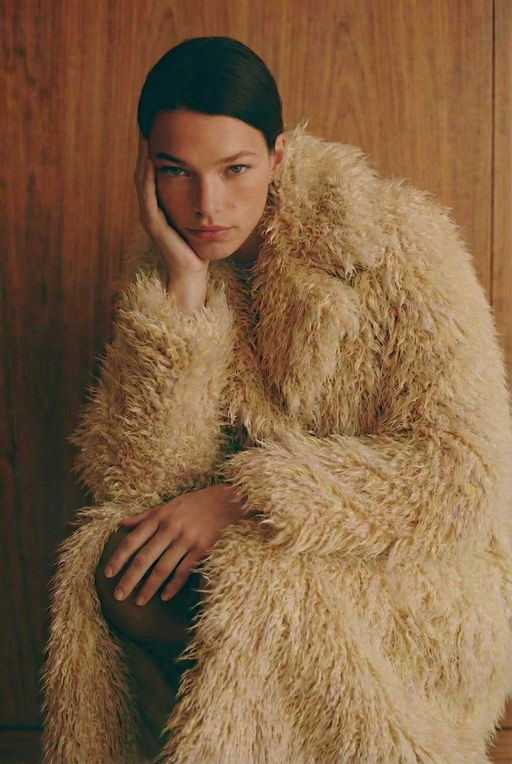 Куртка Лама (бежевая) 2488