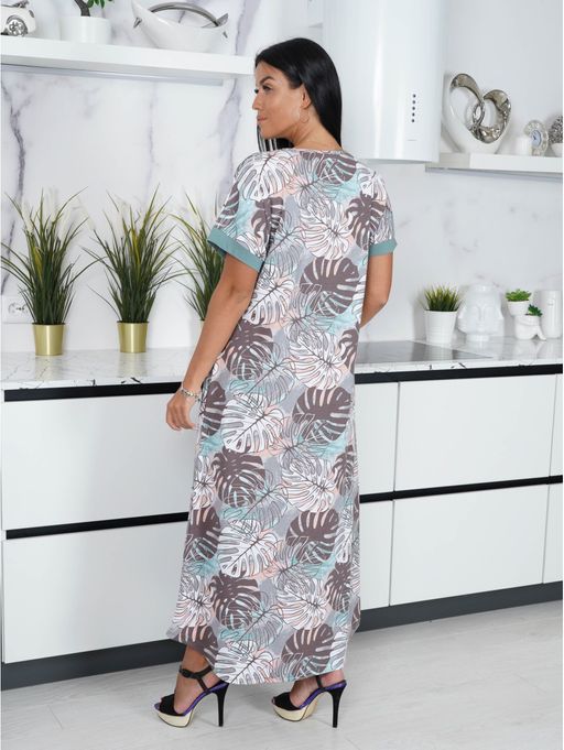 Илона платье женское (листья) - Lovetex фото 3