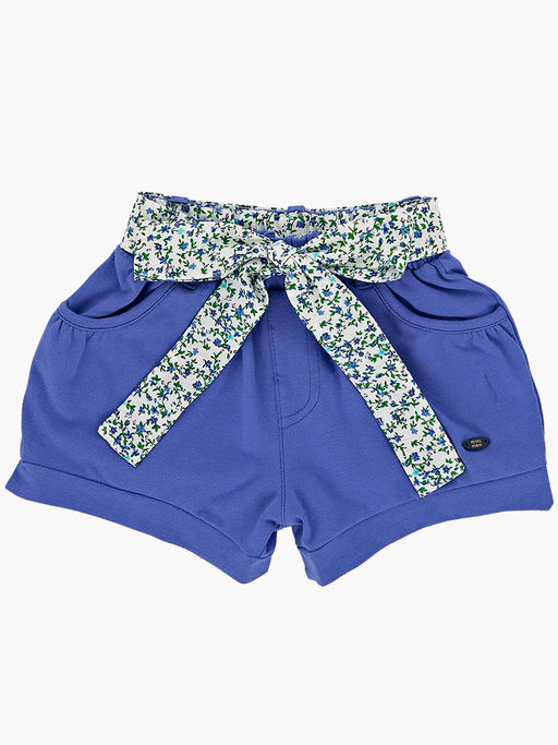 Шорты для девочки с поясом UD 4716 красный - Mini maxi фото 6