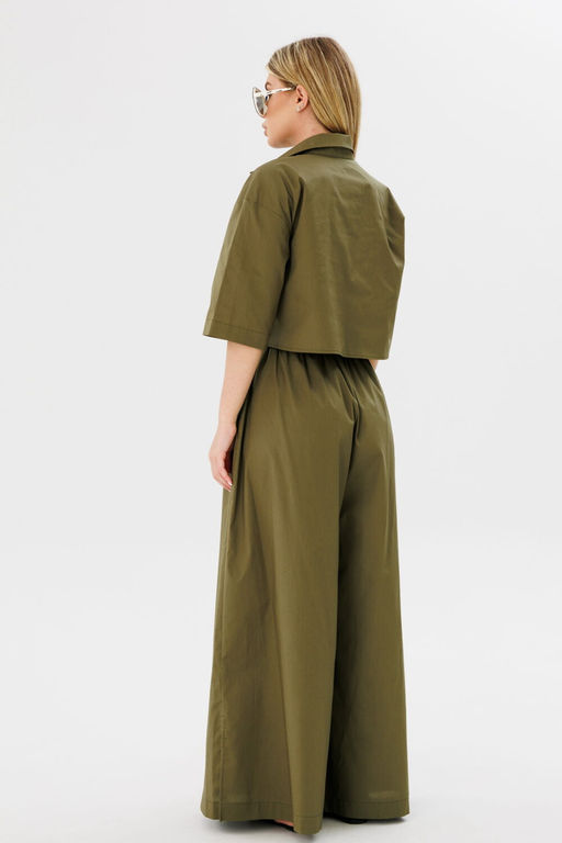 Рубашка AmberA 1088х хаки  фото 6