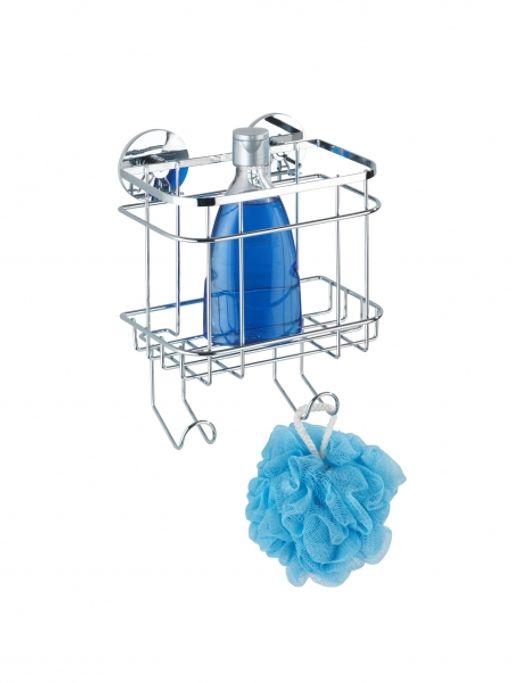 Полка для душа TURBO-LOC с доп крючками