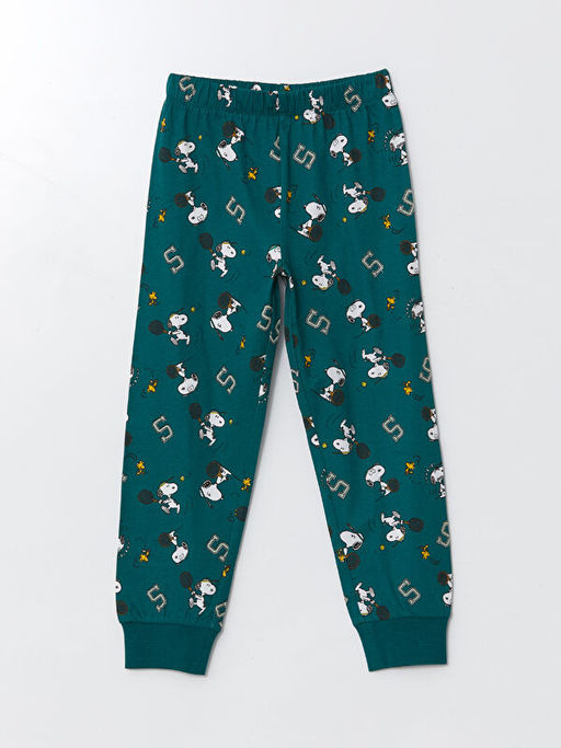 Snoopy Bask?l? Erkek ?ocuk Pijama Tak?m
