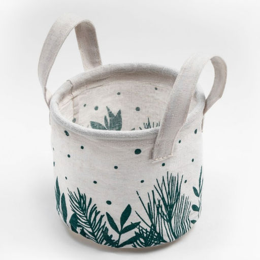 Корзинка текстильная «Этель» Winter time, 12×14 см