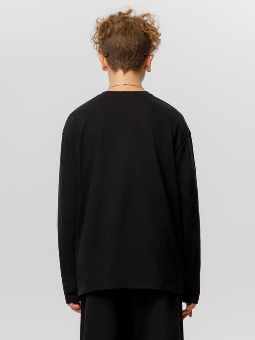 КБ 302925/черный 1413 лонгслив (футболка дл.рукав) дет