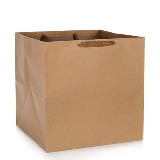 Цена за 12 шт. Пакет подарочный 40х40х40 см / LT-212-7 /уп 12/150/крафт - Галеонтрейд фото 2