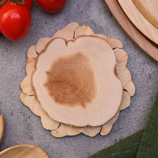 Цена за 2 шт. Подставка под горячее «Нерпа», 12см, можжевельник