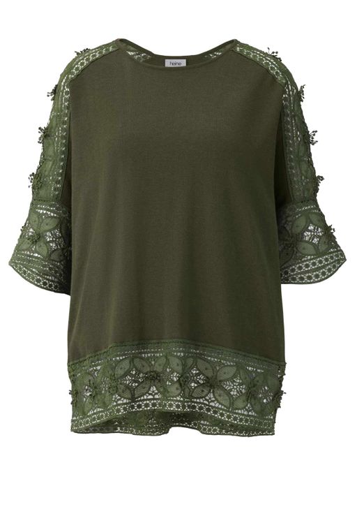 Пуловер, оливковый - Heine фото 2