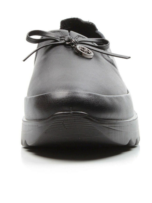 03-5302 BLACK Полуботинки женские (натуральная кожа)