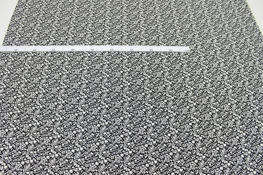 Штапель Аделис цв.черный, ш.1.45м, вискоза-100%, 95гр/м.кв - Купава фото 3